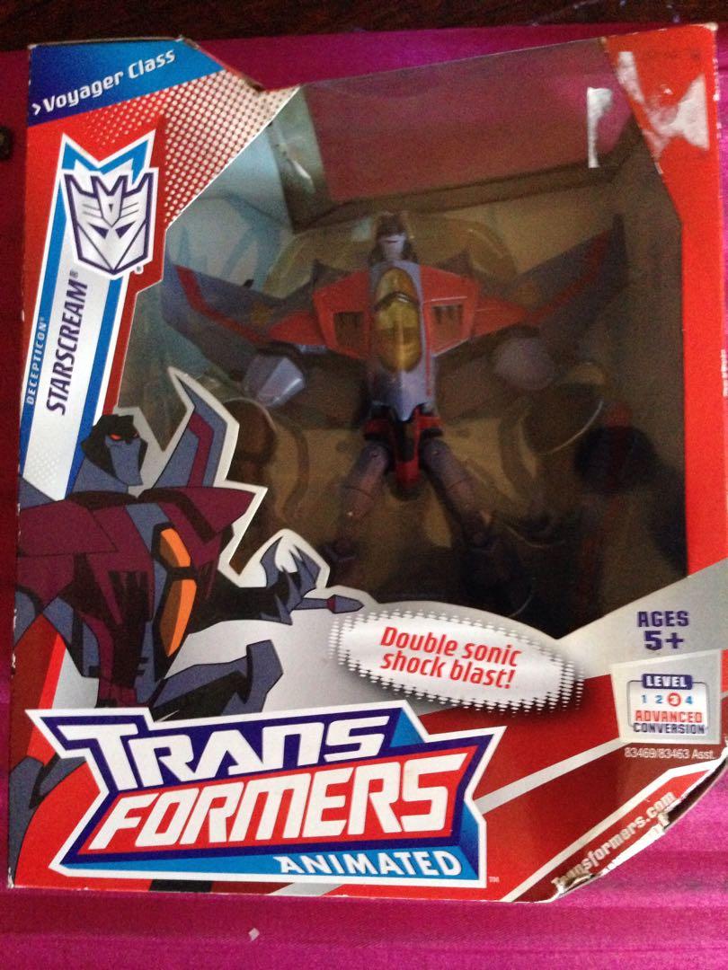 transformers animated starscream toy