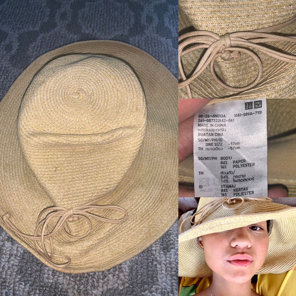 Uniqlo straw hat Clearance