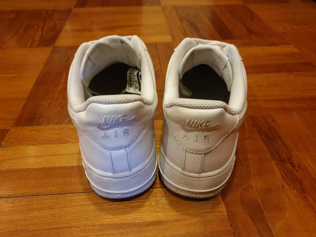 Nike Air Force 1 White (Worn), Men's Fashion, Footwear, Sneakers on  Carousell