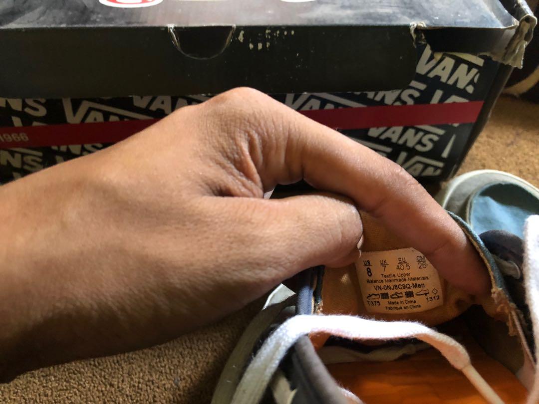 Vans Zapato Original Fesyen Pria Sepatu Sneakers Di Carousell