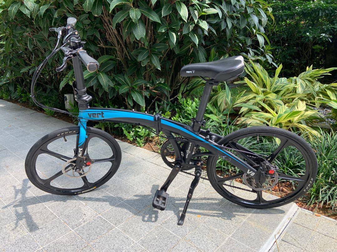 Vert V8 Folding Bicycle Sports Equipment Bicycles Parts Bicycles on Carousell