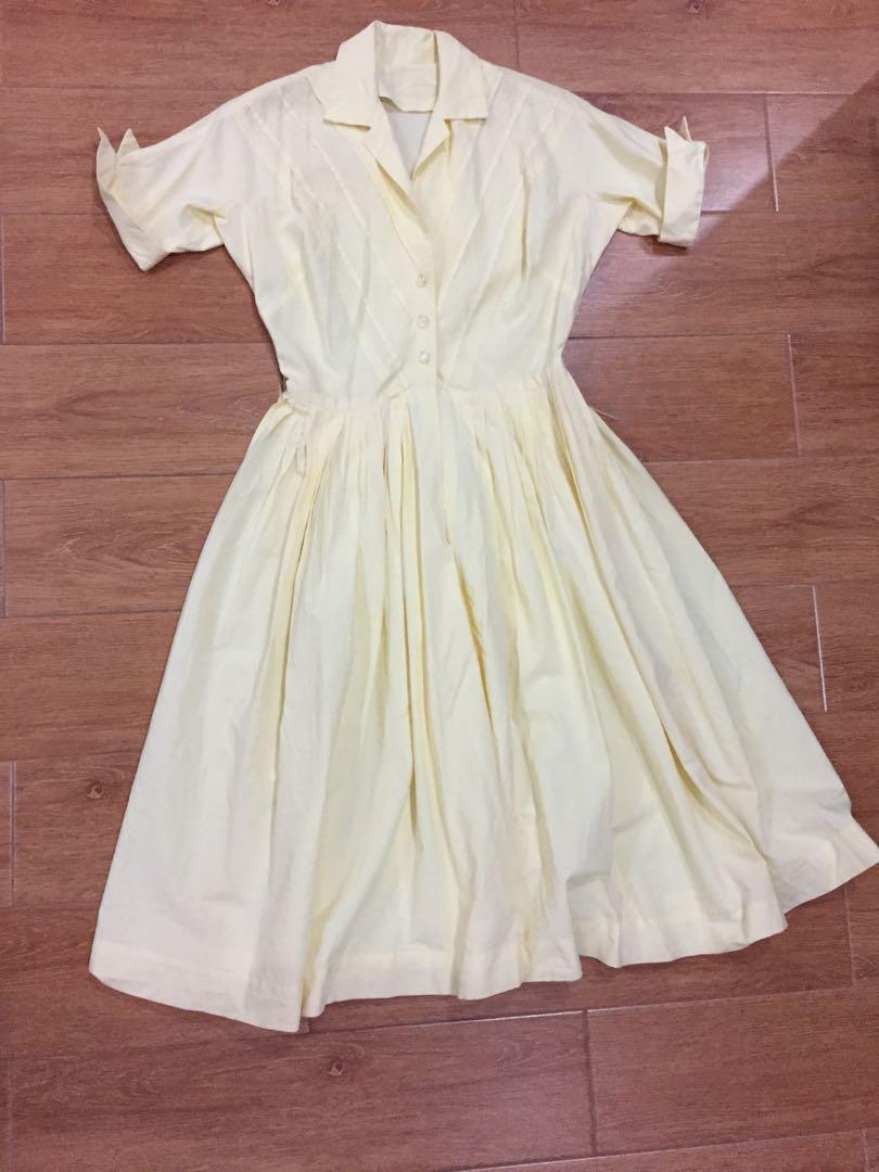 vintage diner dress