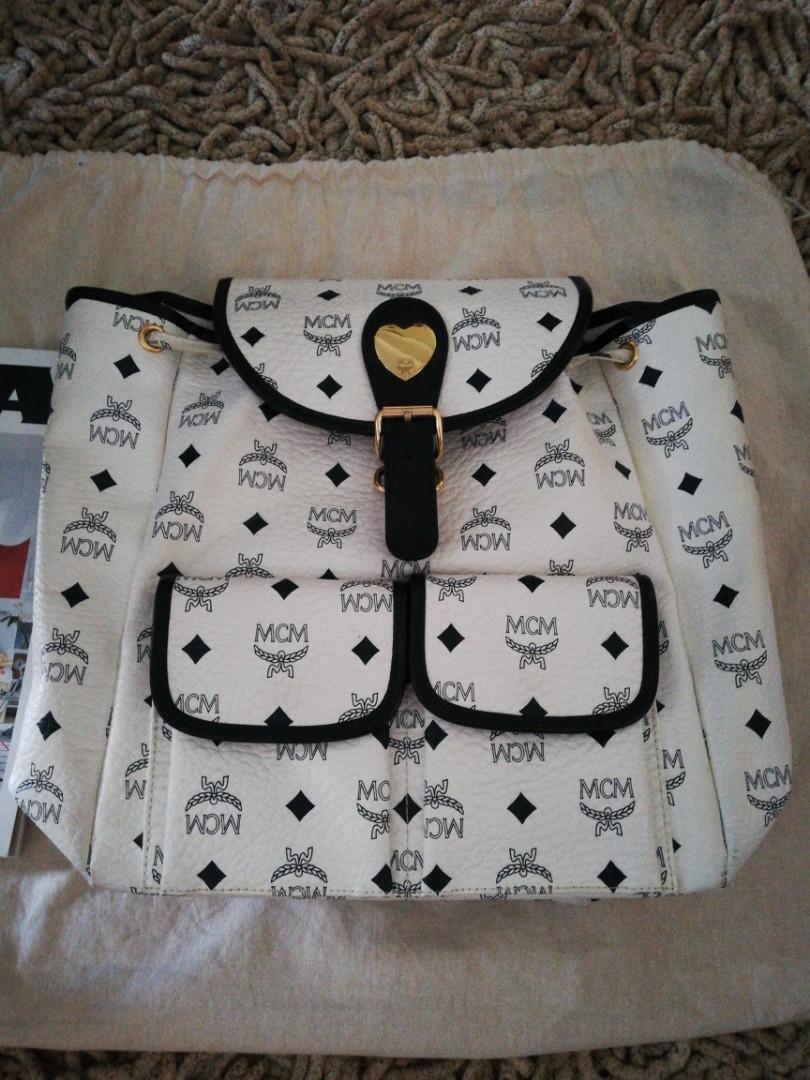 Old mcm backpack store
