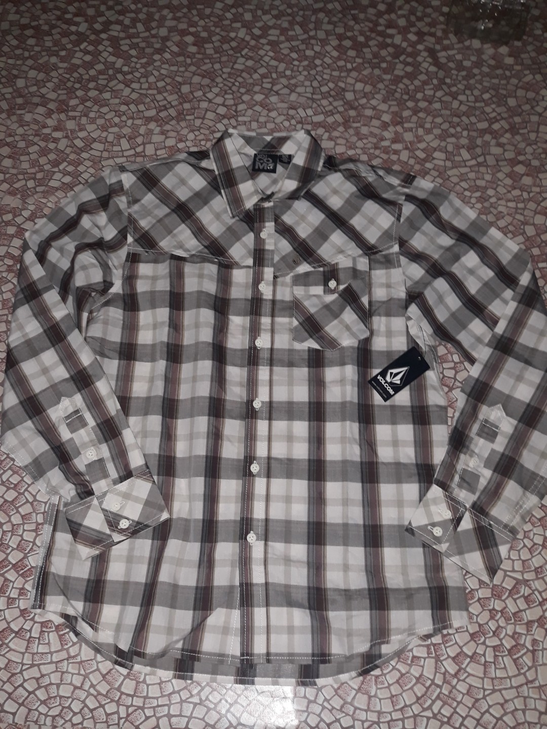 volcom long sleeve polo