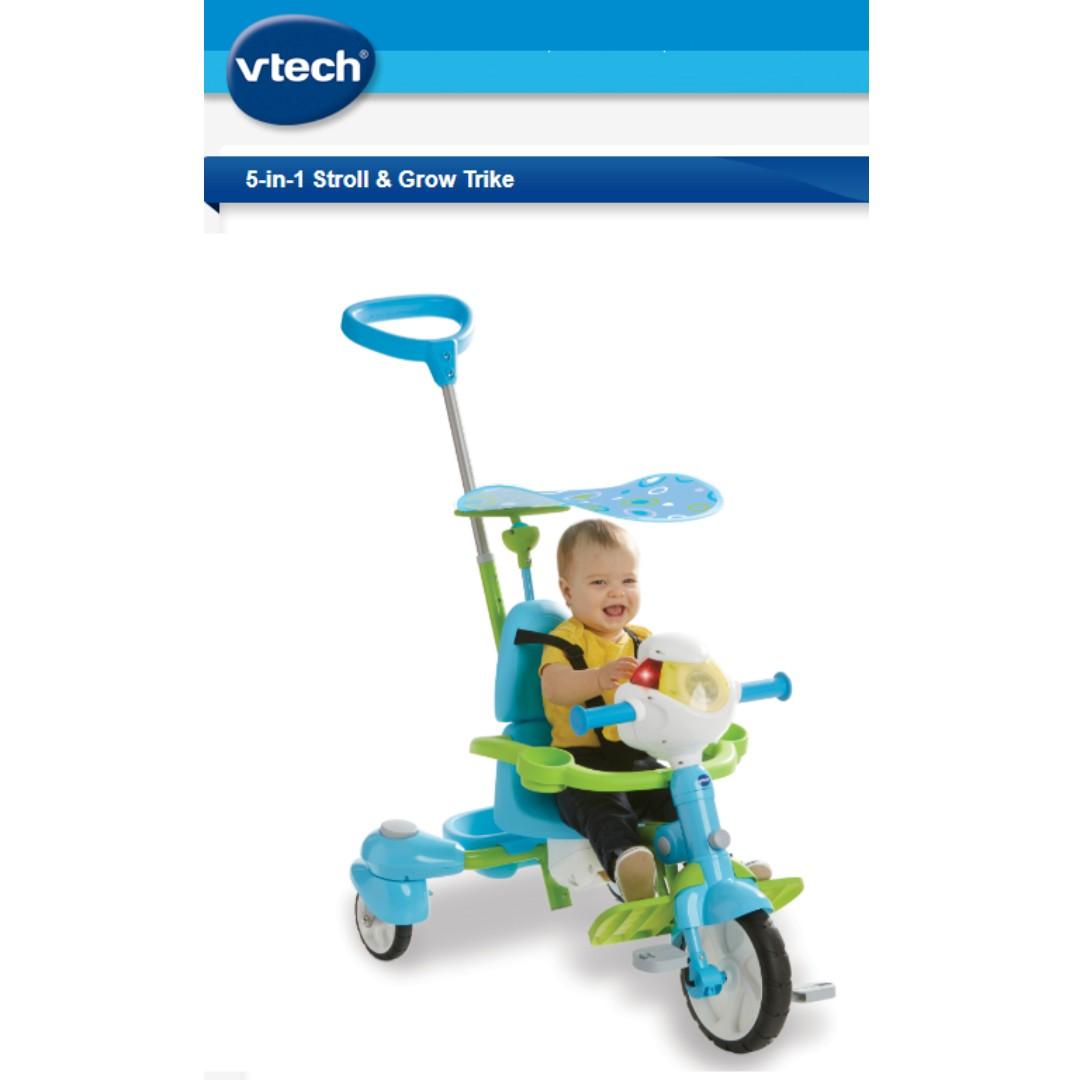 vtech 5 in 1 stroll & grow trike