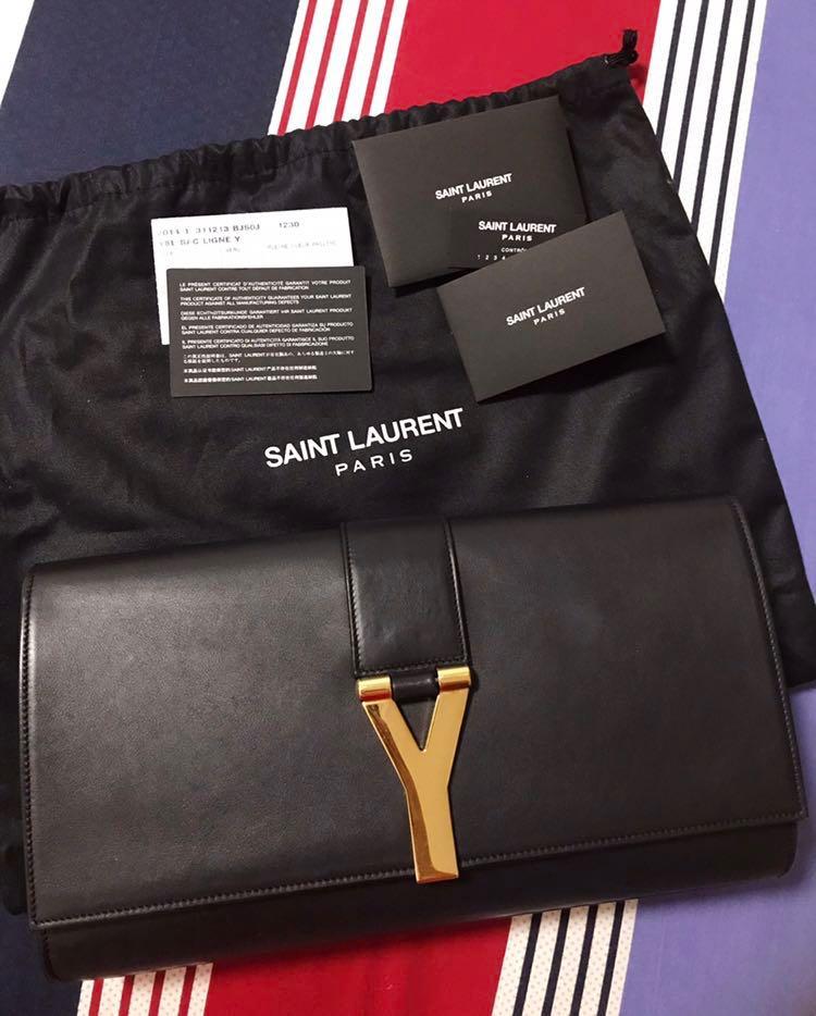 Saint laurent y clutch on sale