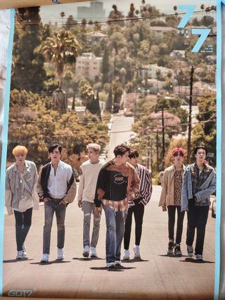 (2) Got7 7for7 posters