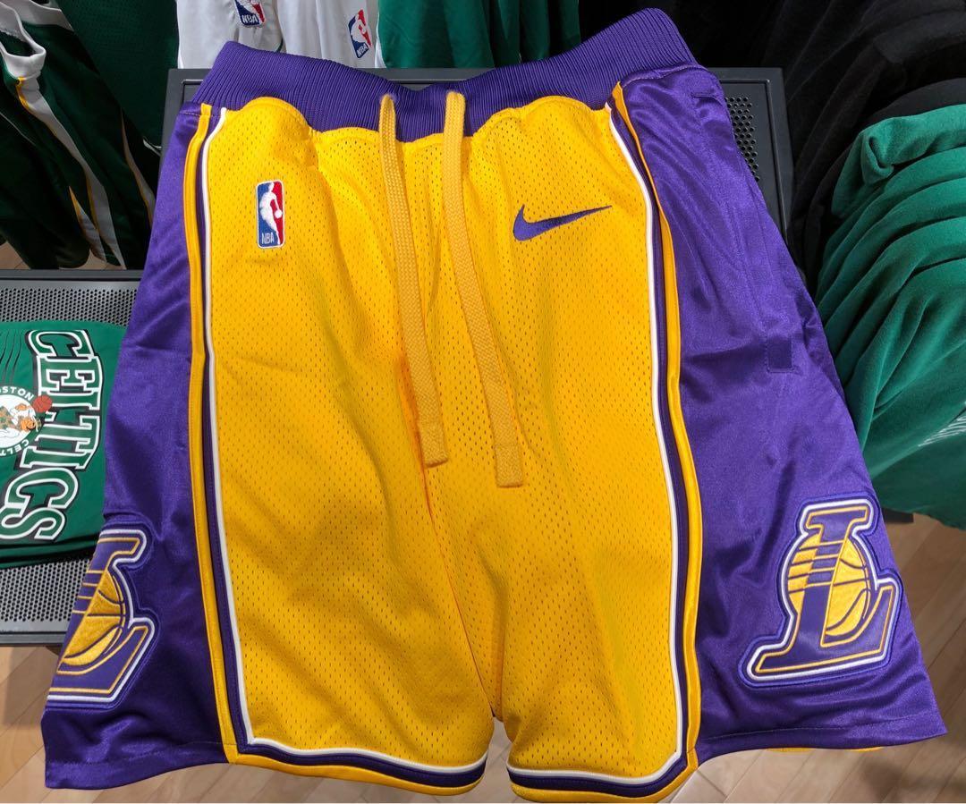 lakers courtside shorts cheap online