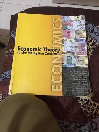 Economic Theory in Malaysian Context