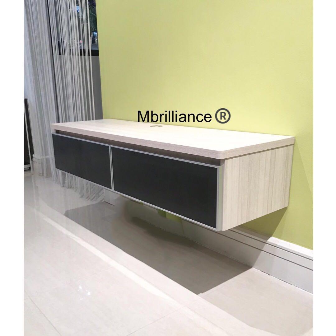 4ft Tv Console Wall Mounted Built In Tv Cabinet Furniture