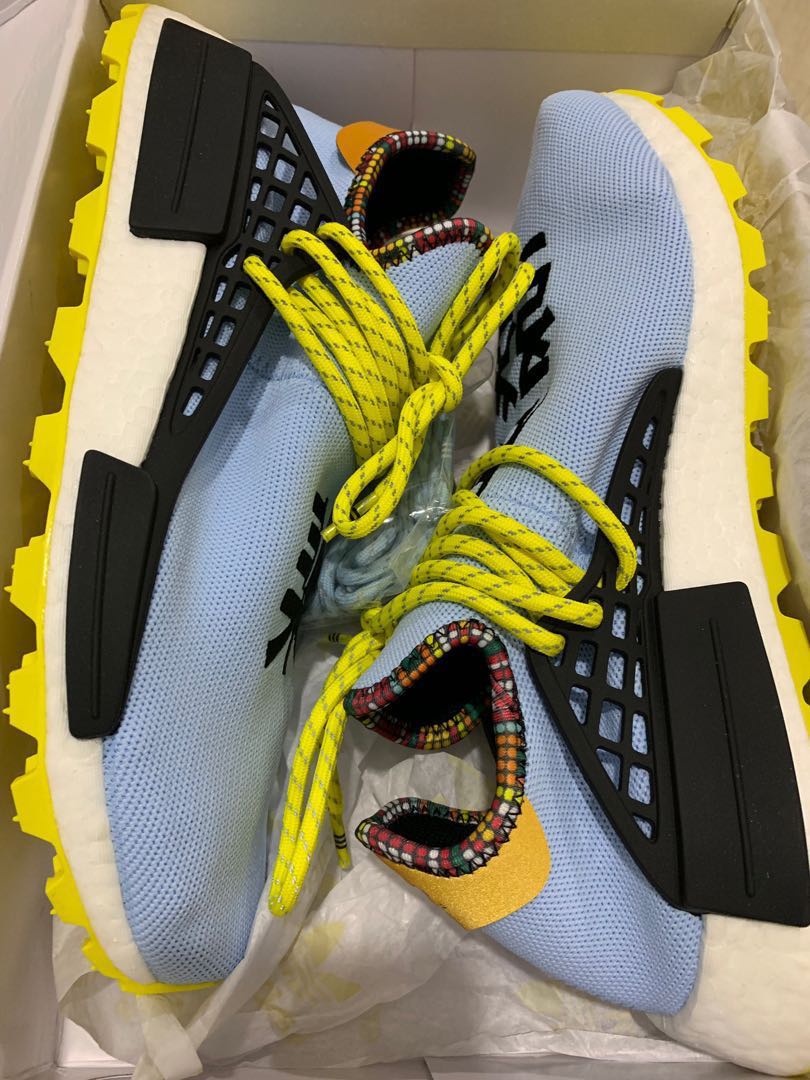 OFF WHITE x Pharrell x adidas NMD Hu Race Trail Tripartite