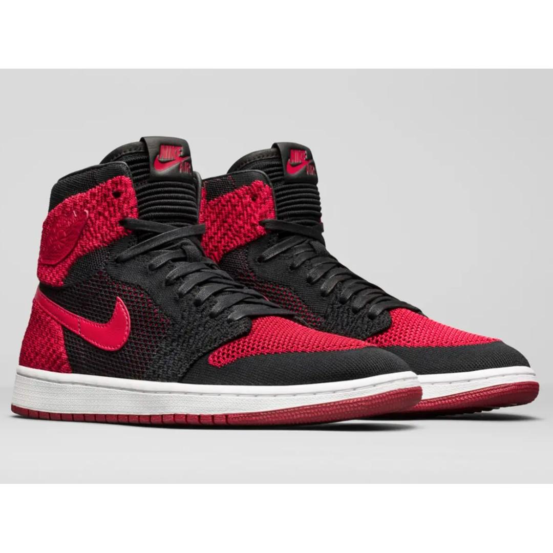 Air Jordan 1 Banned Retro High Flyknit Men s Fashion Footwear