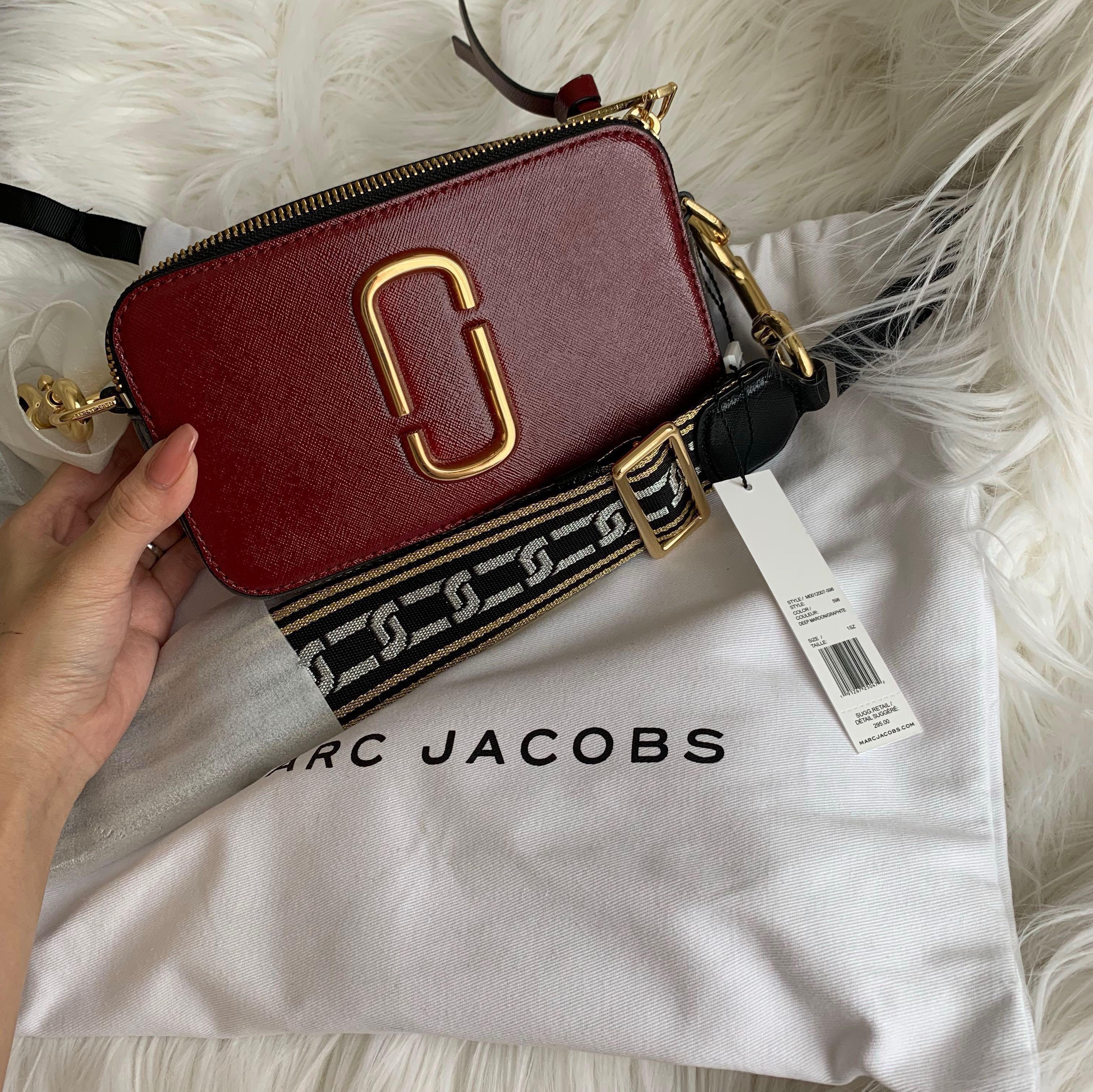 Marc jacobs snapshot maroon on sale