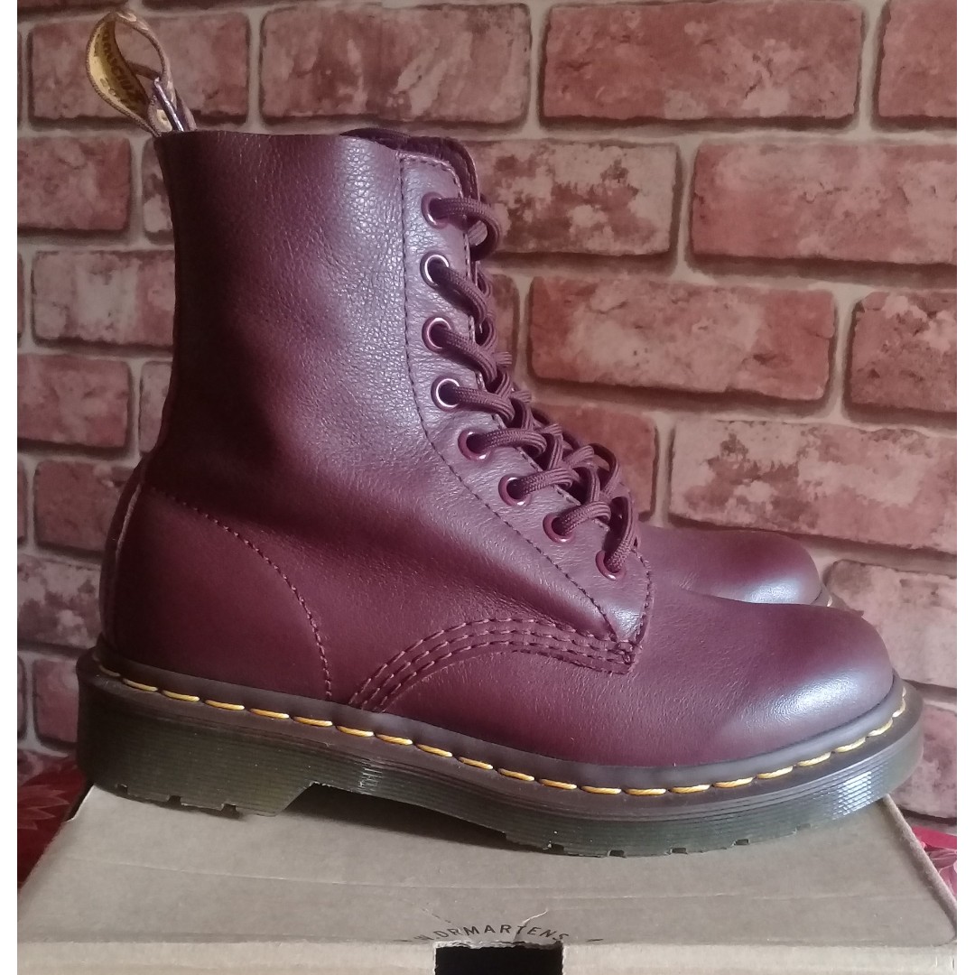 dr martens pascal cherry red