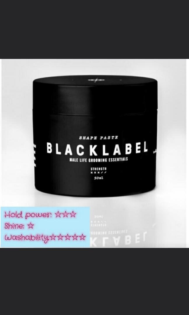 Black label grooming hair wax, Beauty & Personal Care, Men's ...