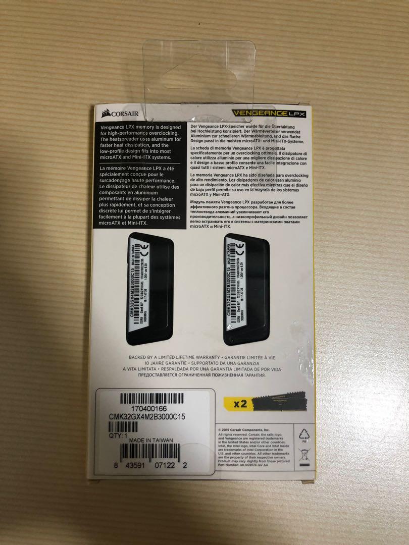 Corsair cmk32gx4m2b3000c15 sales
