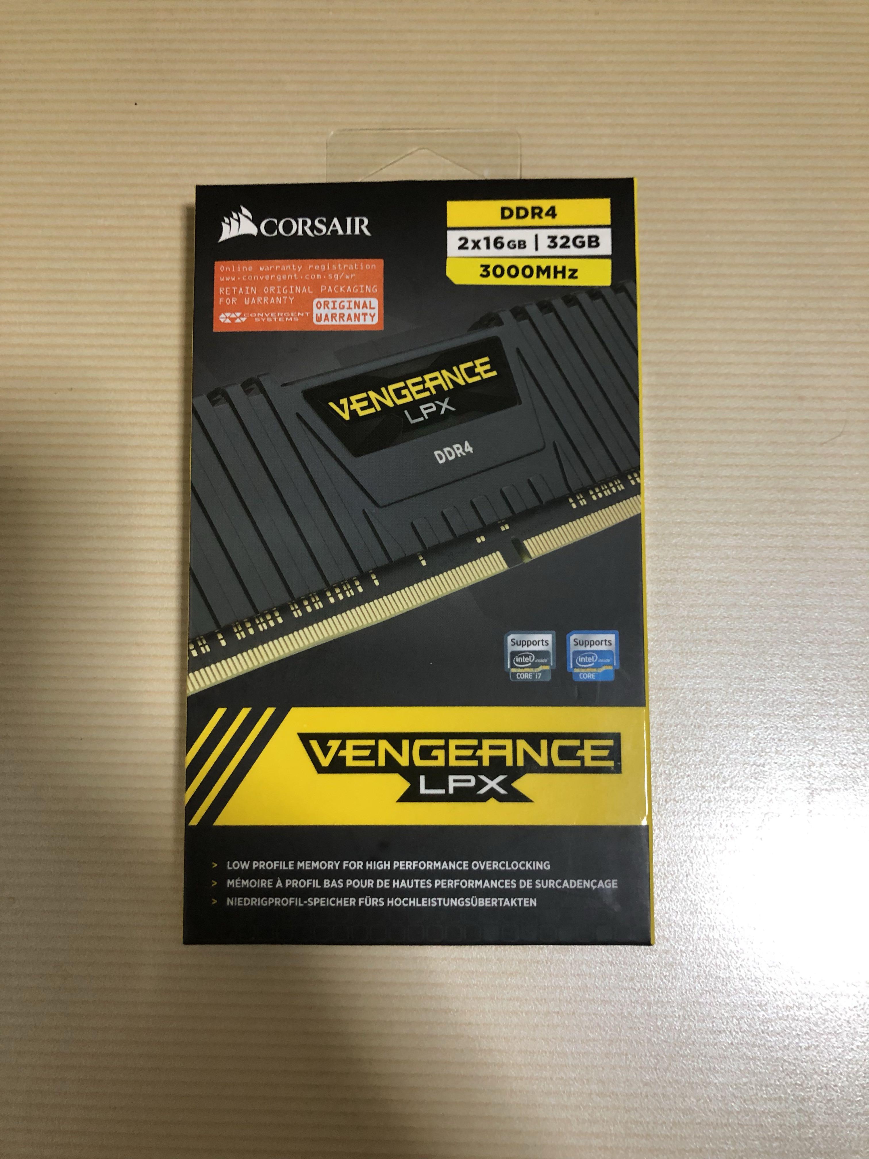 Corsair vengeance lpx 32gb 3000mhz top