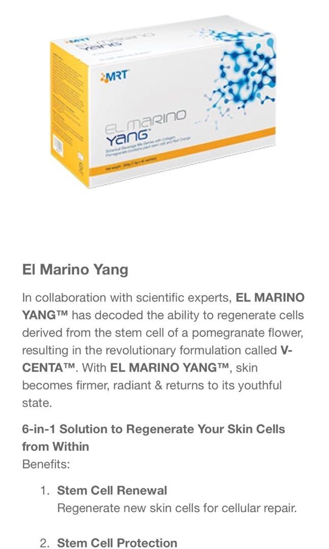 Elmarino Yang Elken Product Health Beauty Face Skin Care On