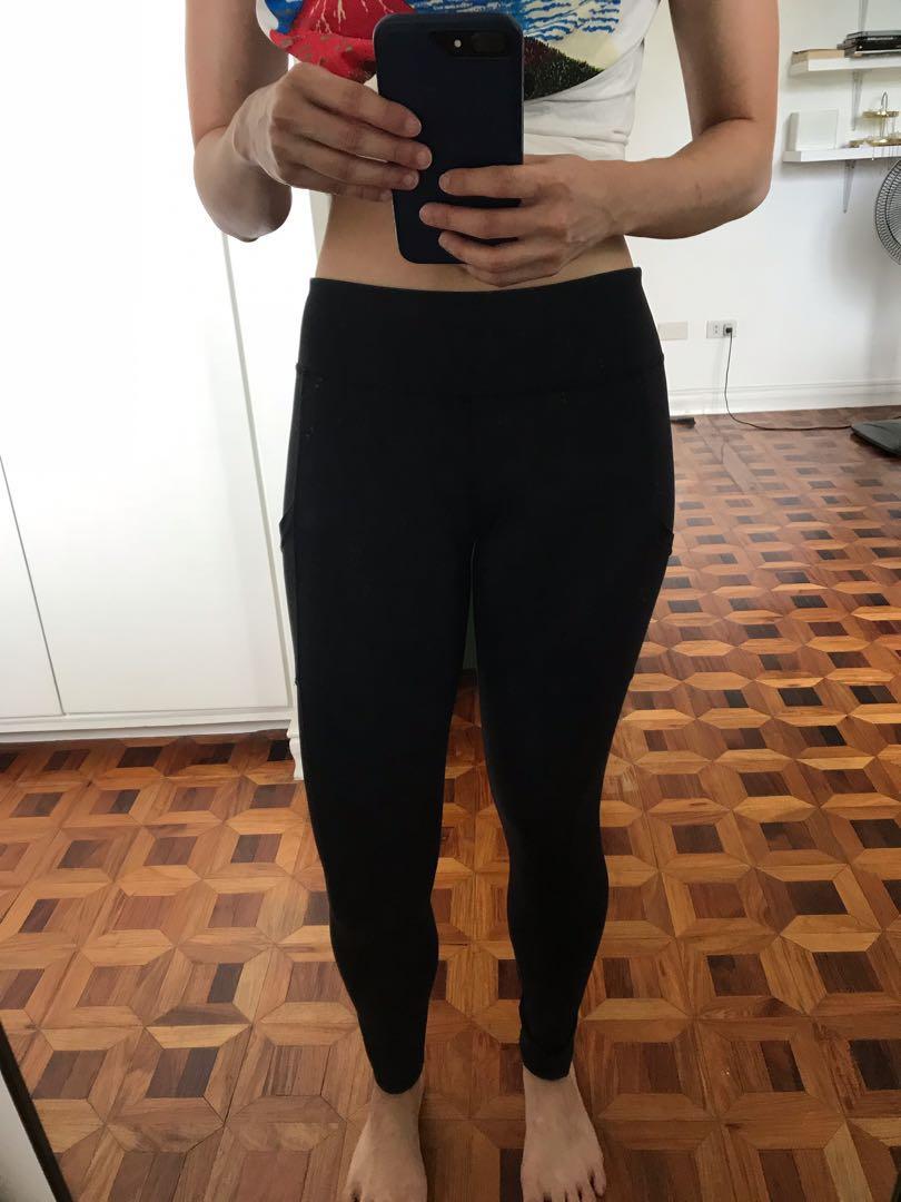 Forever 21 Black Leggings with Pockets Small Women s Fashion Activewear on Carousell