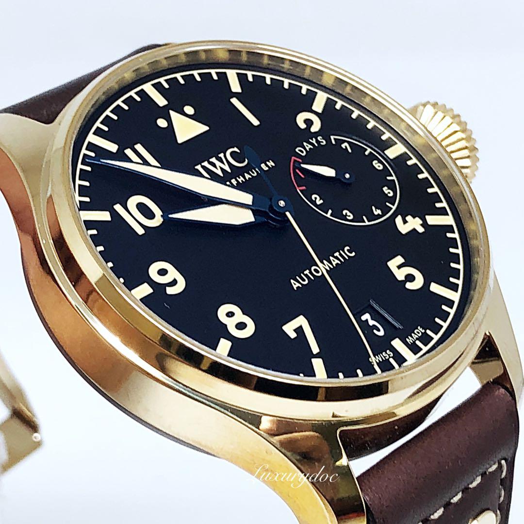 FS.BNIB IWC BIG PILOT HERITAGE AUTOMATIC 7 DAYS LIMITED EDITION BRONZE 46MM WATCH IW5010 05 IW501005