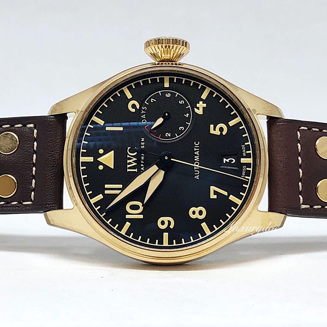 FS.BNIB IWC BIG PILOT HERITAGE AUTOMATIC 7 DAYS LIMITED EDITION BRONZE 46MM WATCH IW5010 05 IW501005