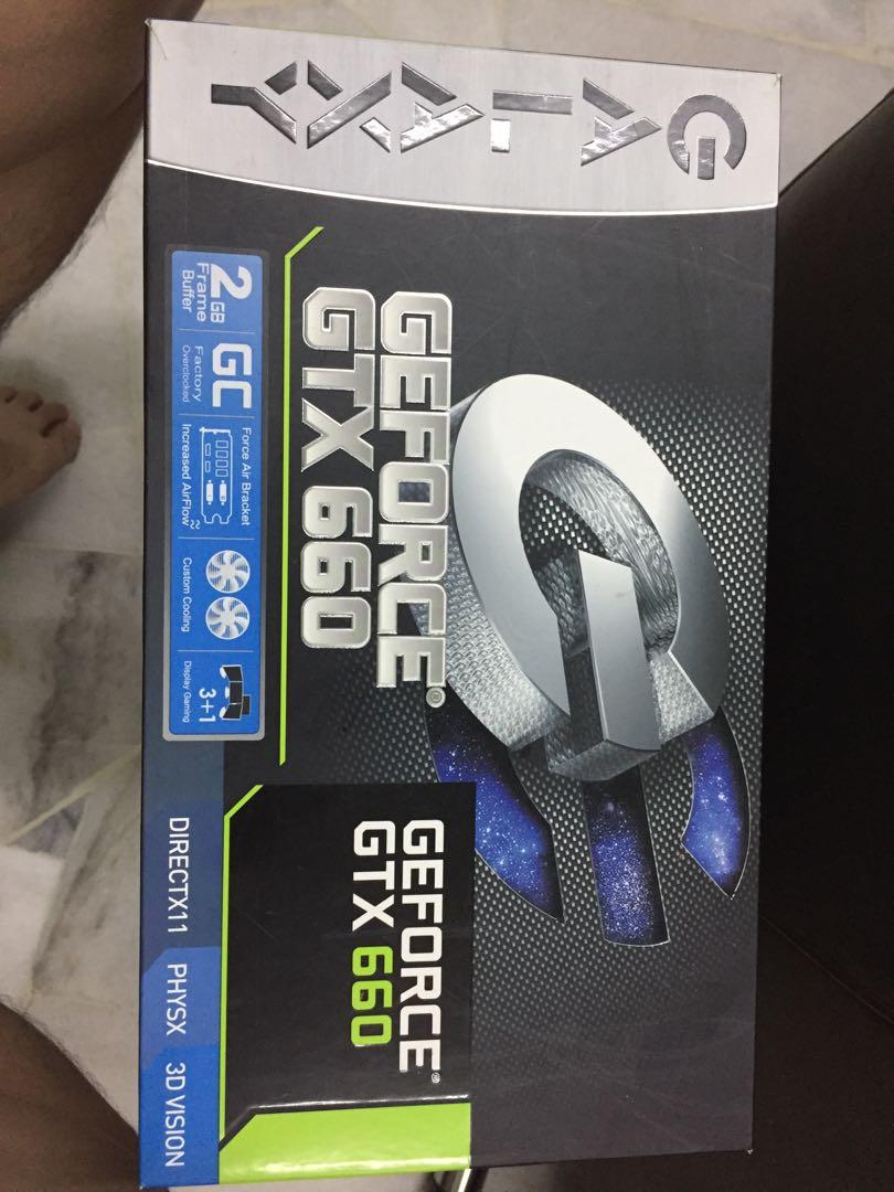 Christmast Special Last Call Galaxy Gtx 660 Ddr5 2gb Vram Electronics Computers Desktops On Carousell