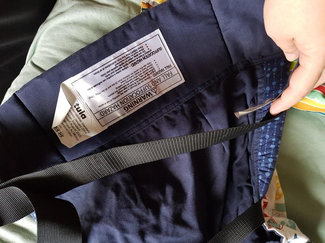 Good as new TULA toddler carrier camper van print with soft case