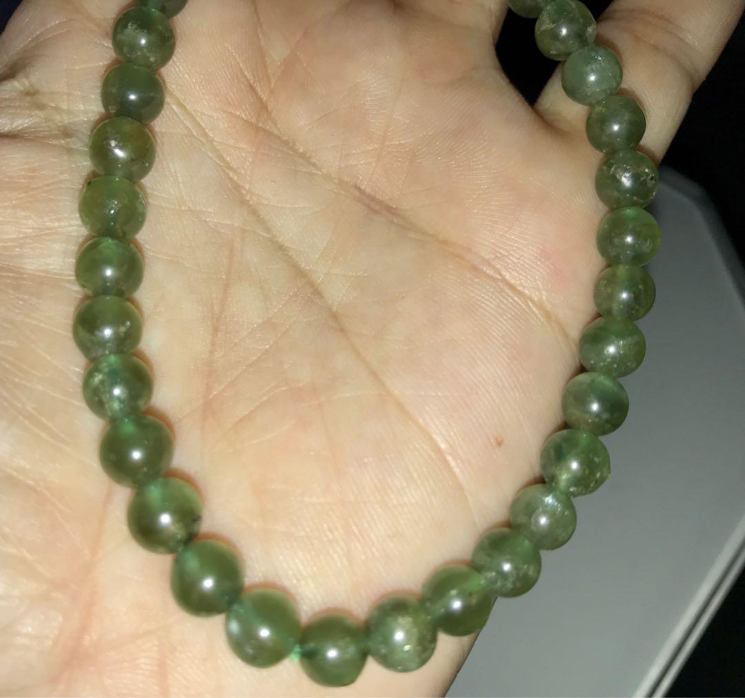 Green apatite bracelet on sale