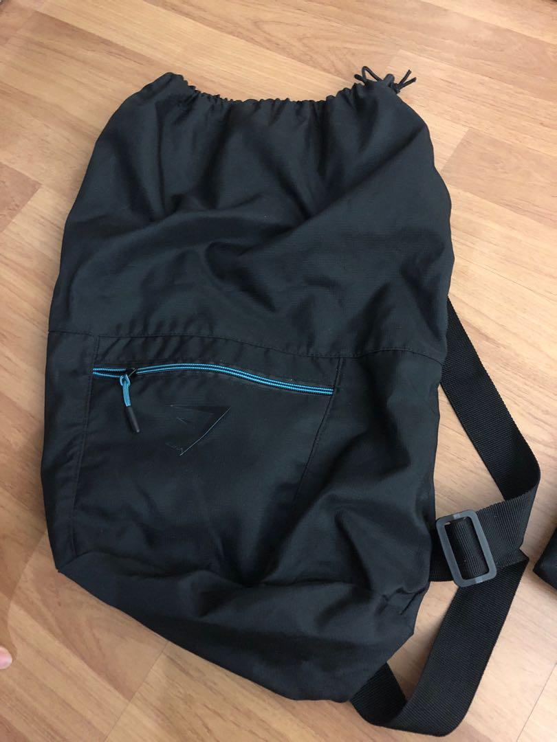 Gymshark drawstring sling bag, Men's 