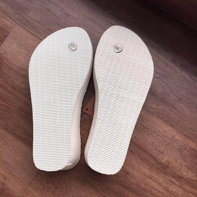 Havaianas high fashion beige discount