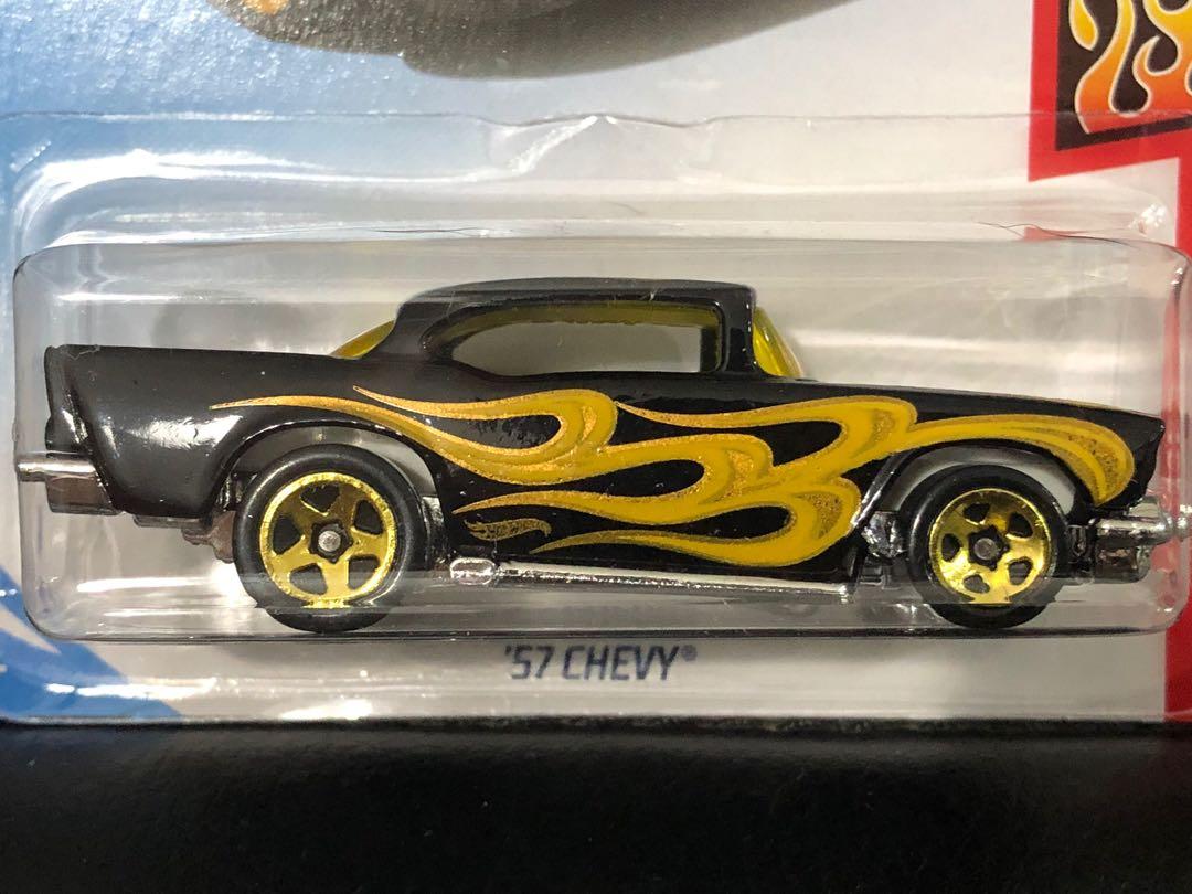 Hot wheels 57 chevy hw flames discount