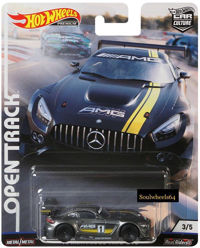 Hot Wheels Premium Open Track Mercedes AMG GT Hobbies Toys