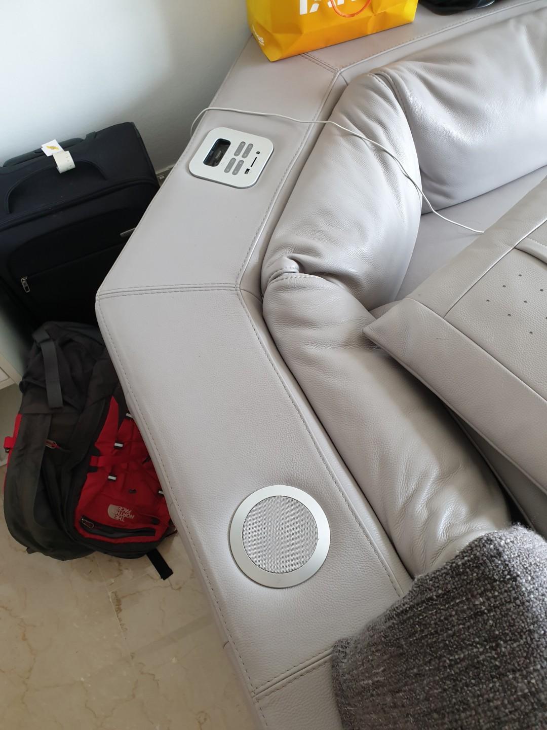 Inbuilt sofa speakers, Furniture & Home Living, Furniture, Sofas on ...