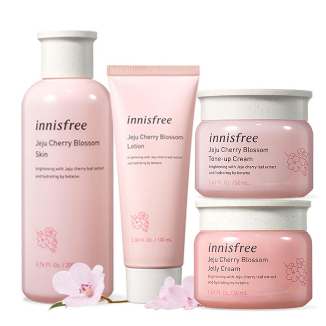 Kết quả hình ảnh cho set innisfree jeju cherry blossom