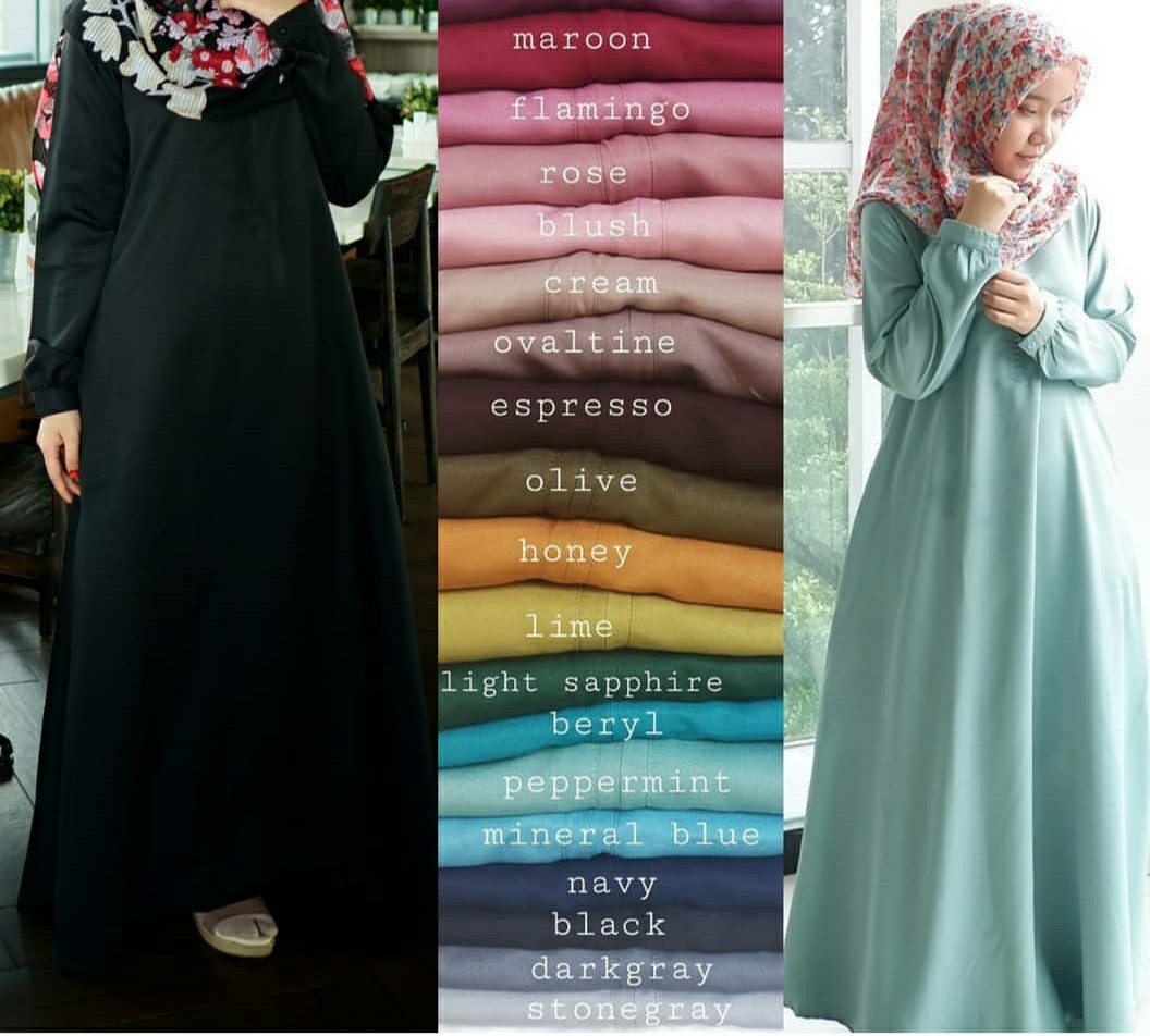Jubah Eden Long Dress Women S Fashion Muslimah Fashion On Carousell