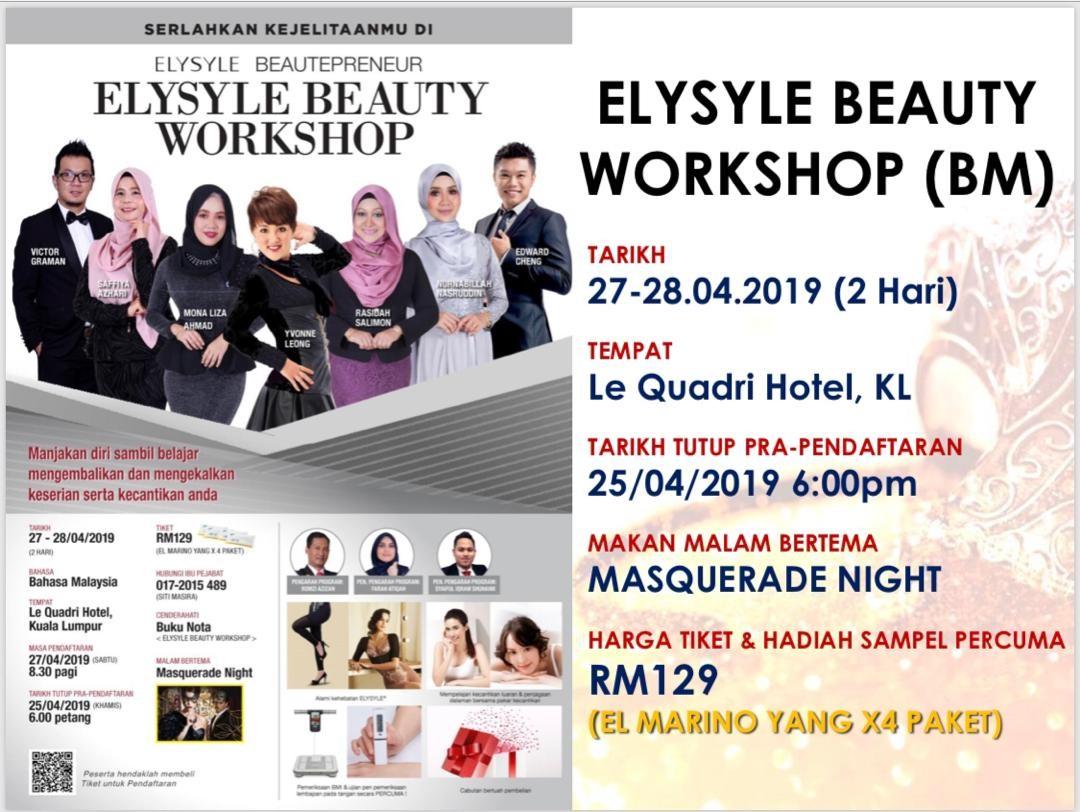 Kursus Keusahawanan Kecantikan Tickets Vouchers Event Tickets On Carousell