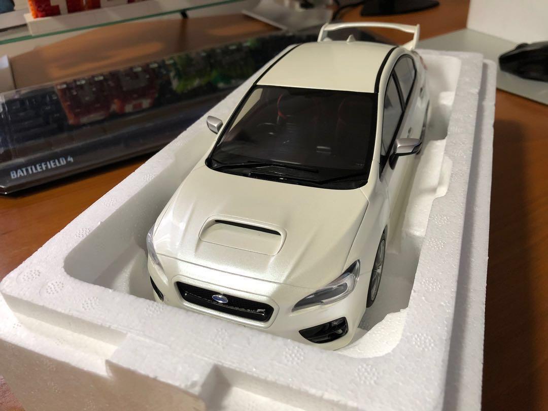 Kyosho Samurai 1 18 Subaru Wrx Sti Type S White Toys Games Others On Carousell