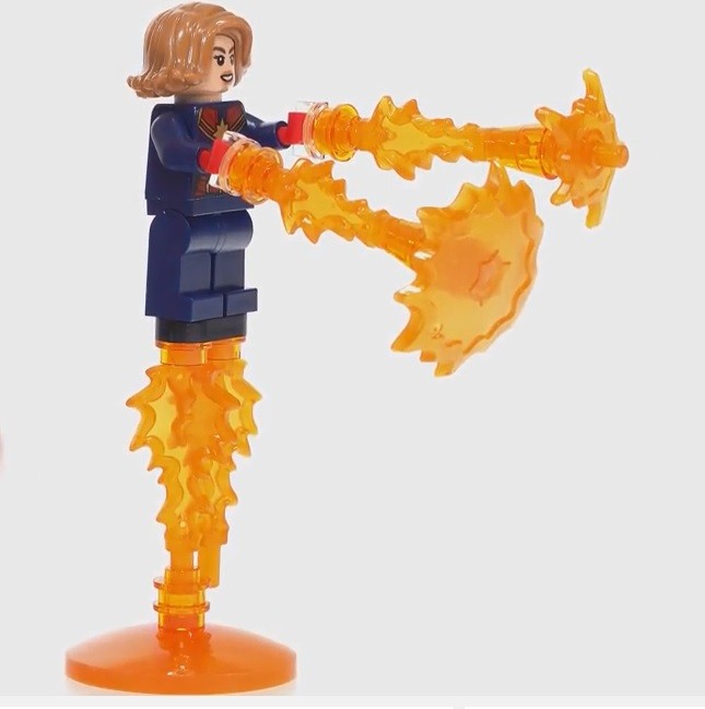 captain marvel lego figure