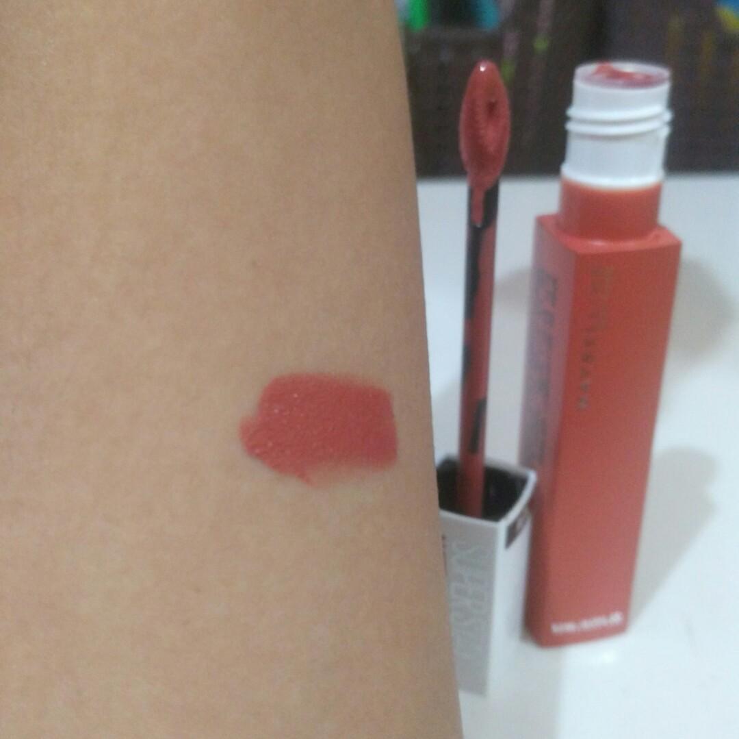 Maybelline Superstay Matte Ink 210 Versatile Kesehatan Kecantikan Rias Wajah Di Carousell