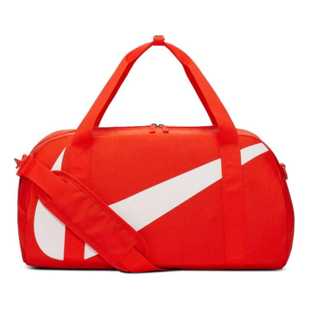 Orange nike new arrivals gym bag