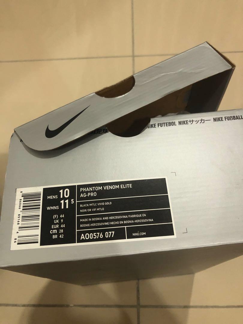 nike phantom vision academy df tf gold pink shoes