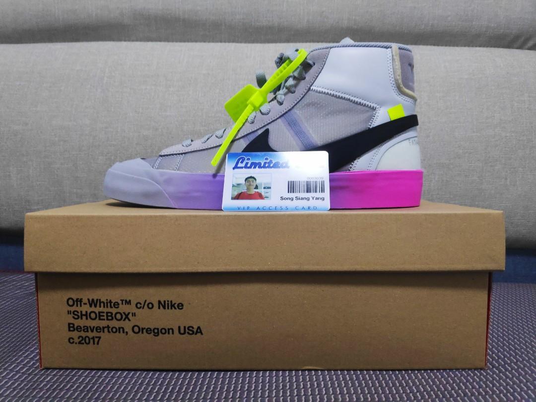 NIKE X OFFWHITE THE TEN BLAZER
