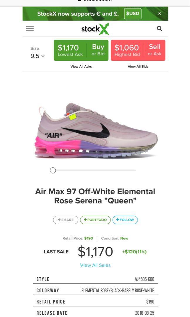 off white elemental rose serena