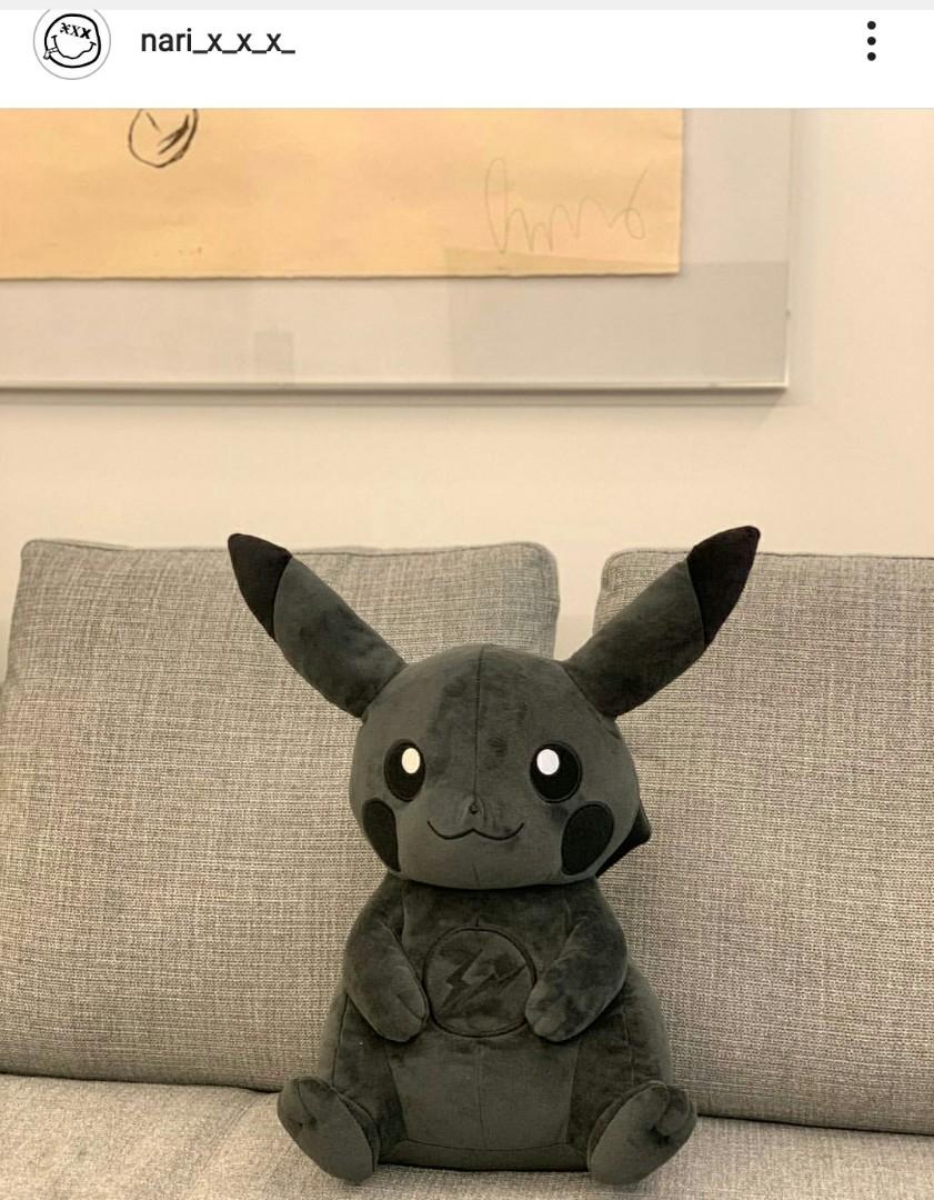 Pokemon x Fragment Thunderbolt Project Black Pikachu Plush Toy