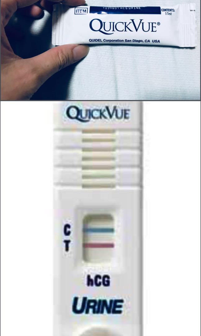 Quickvue Pregnancy Test Strip Everything Else On Carousell