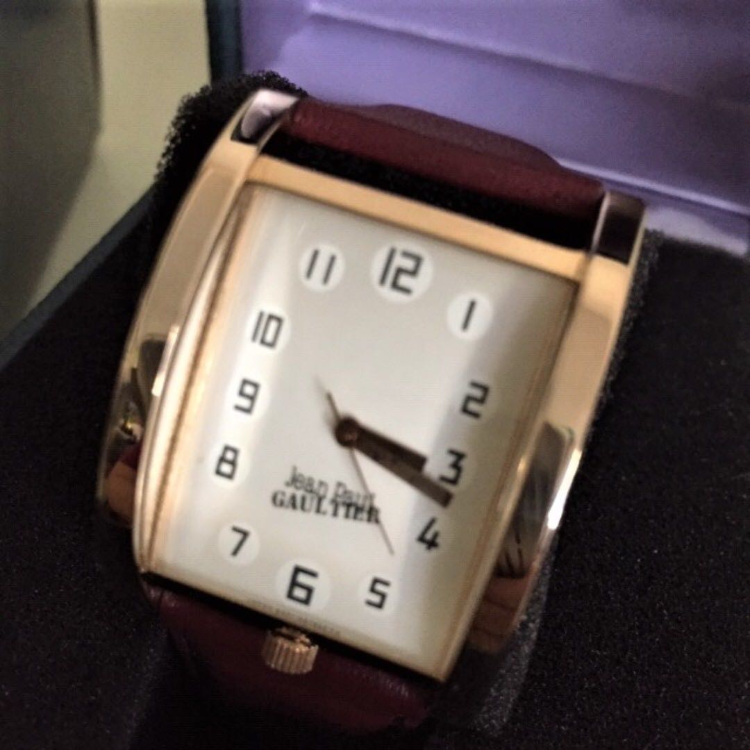 Rare Jean Paul Gaultier Vintage Watch. Gold-Tone. Classic Design ...