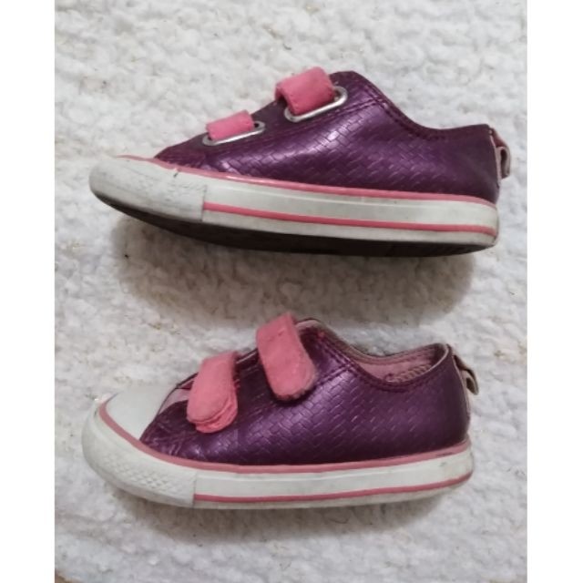 purple baby converse