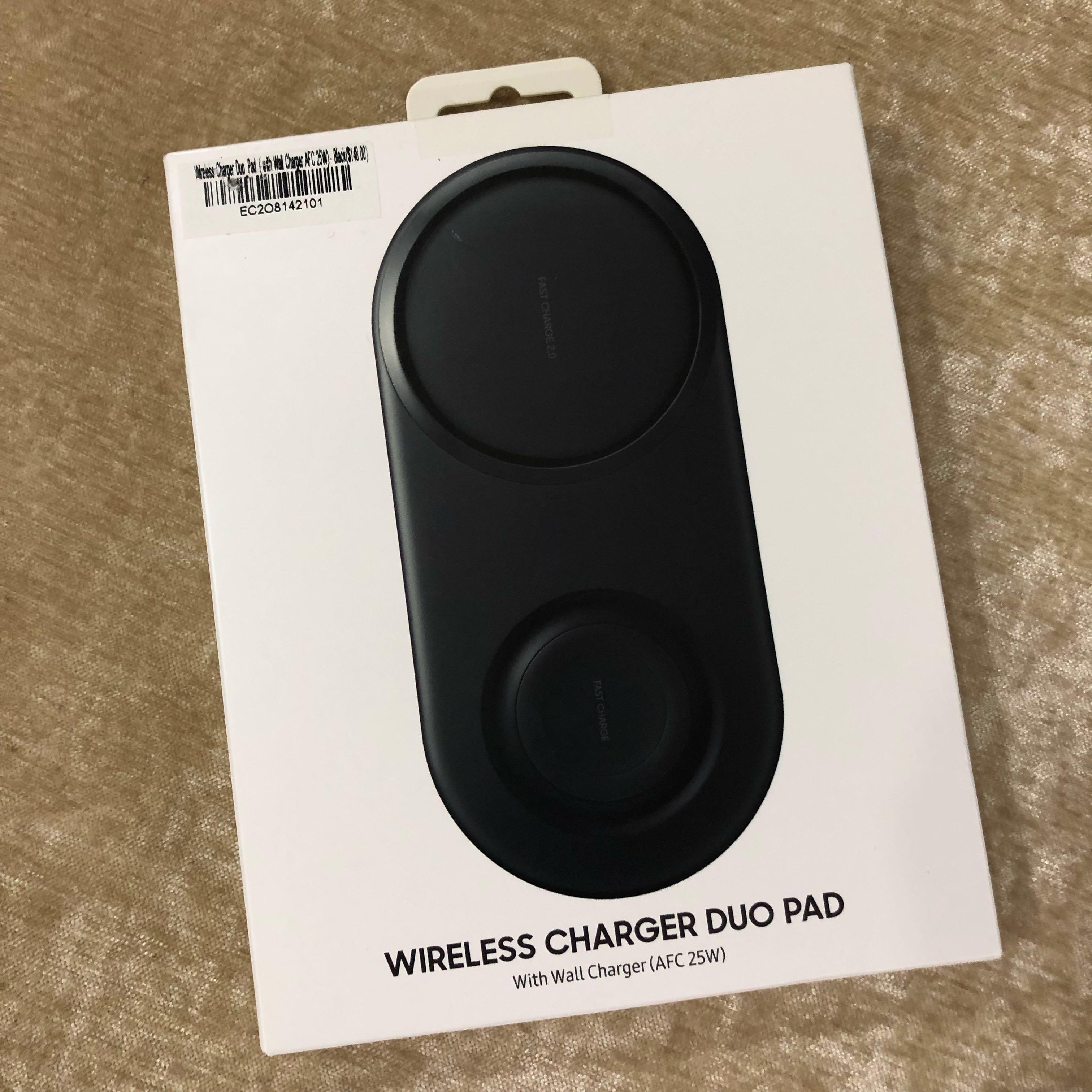 Samsung Wireless Charging Duo Pad Black Bnib Mobile Phones Tablets Mobile Tablet Accessories Power Banks Chargers On Carousell