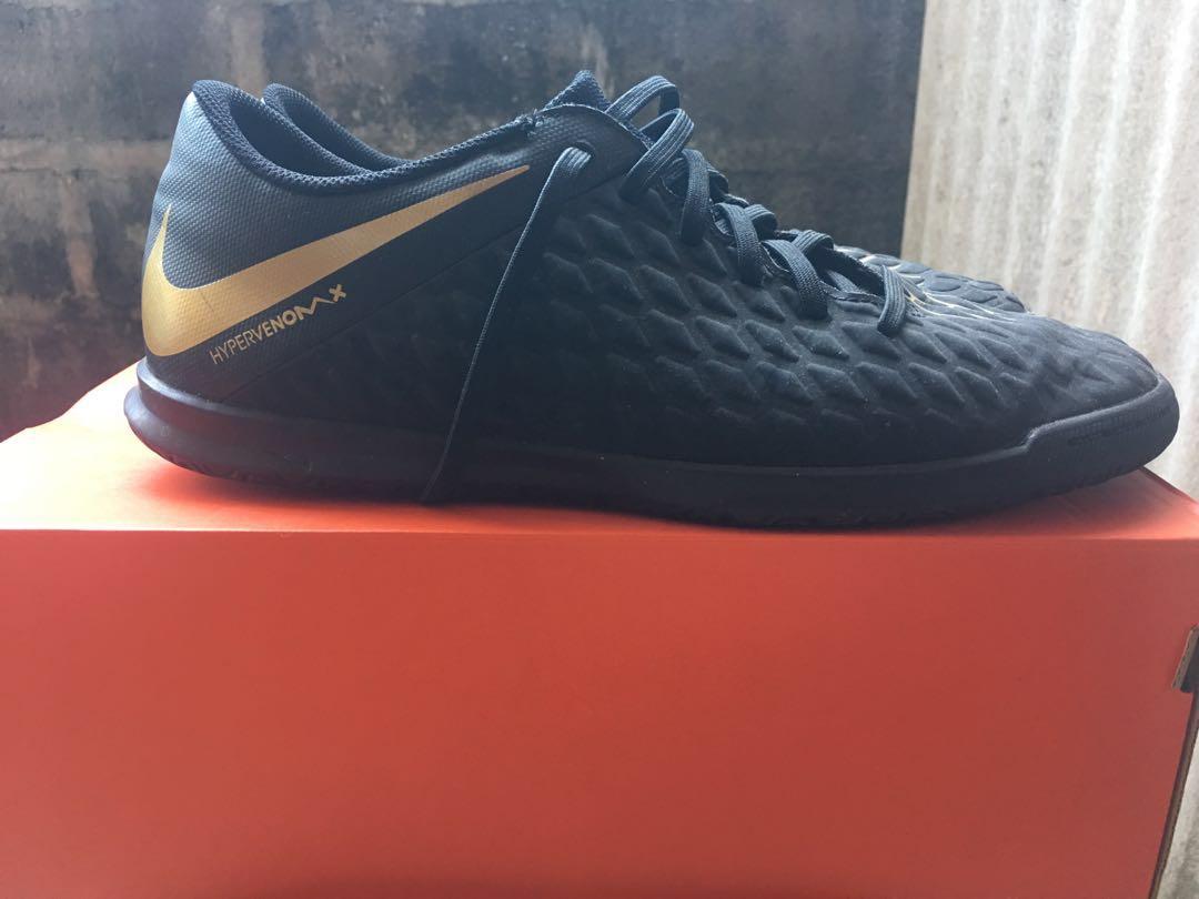 Sepatu futsal 2025 nike hypervenom black