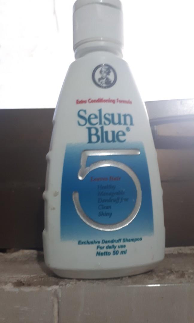 Shampoo Selsun Biru 50 Ml Kesehatan Kecantikan Perawatan